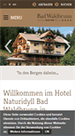 Mobile Screenshot of hotelbadwaldbrunn.com